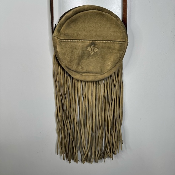 Patricia Nash Artisan Rovito Suede Fringe Crossbody Purse - Picture 3 of 5